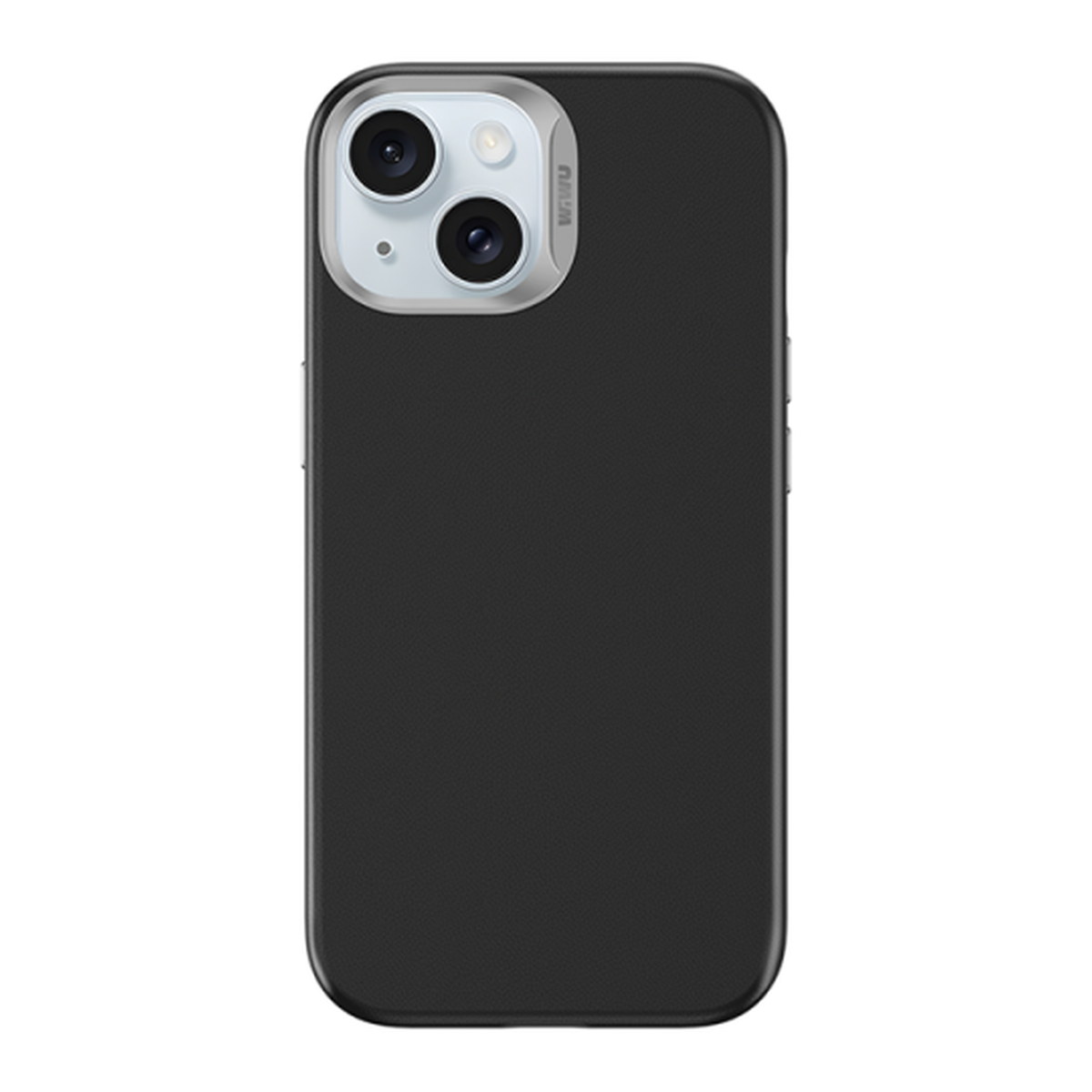 Apple iPhone 15 Kılıf Wiwu SP-019 M-safe Şarj Özellikli Vegan Leather Deri Kapak