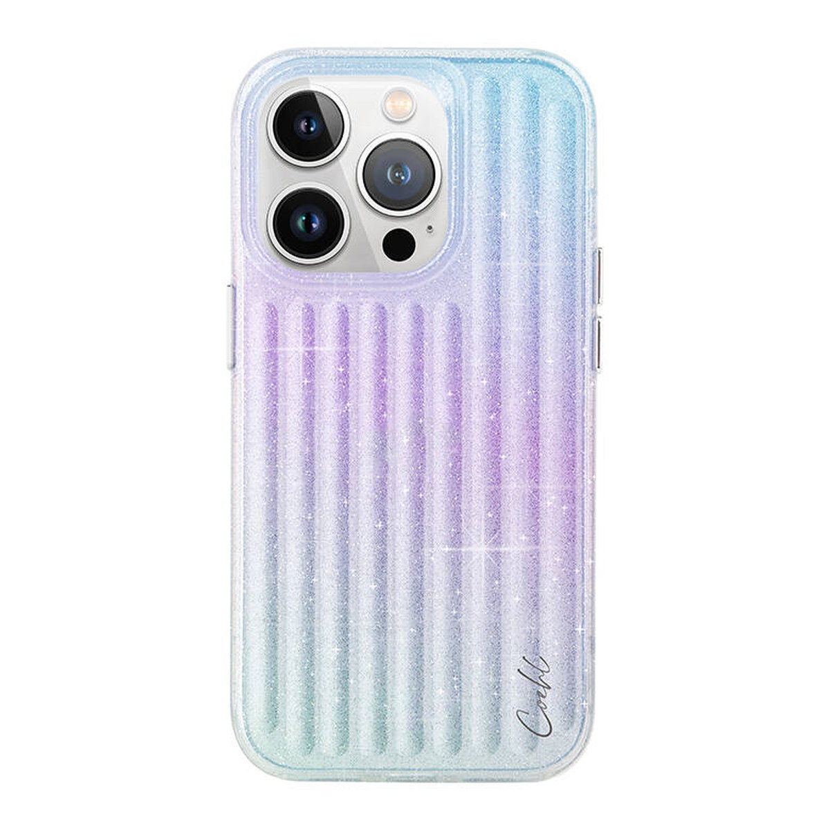 Apple iPhone 15 Pro Kılıf Parlayan Arka Yüzey Coehl Linear Kapak