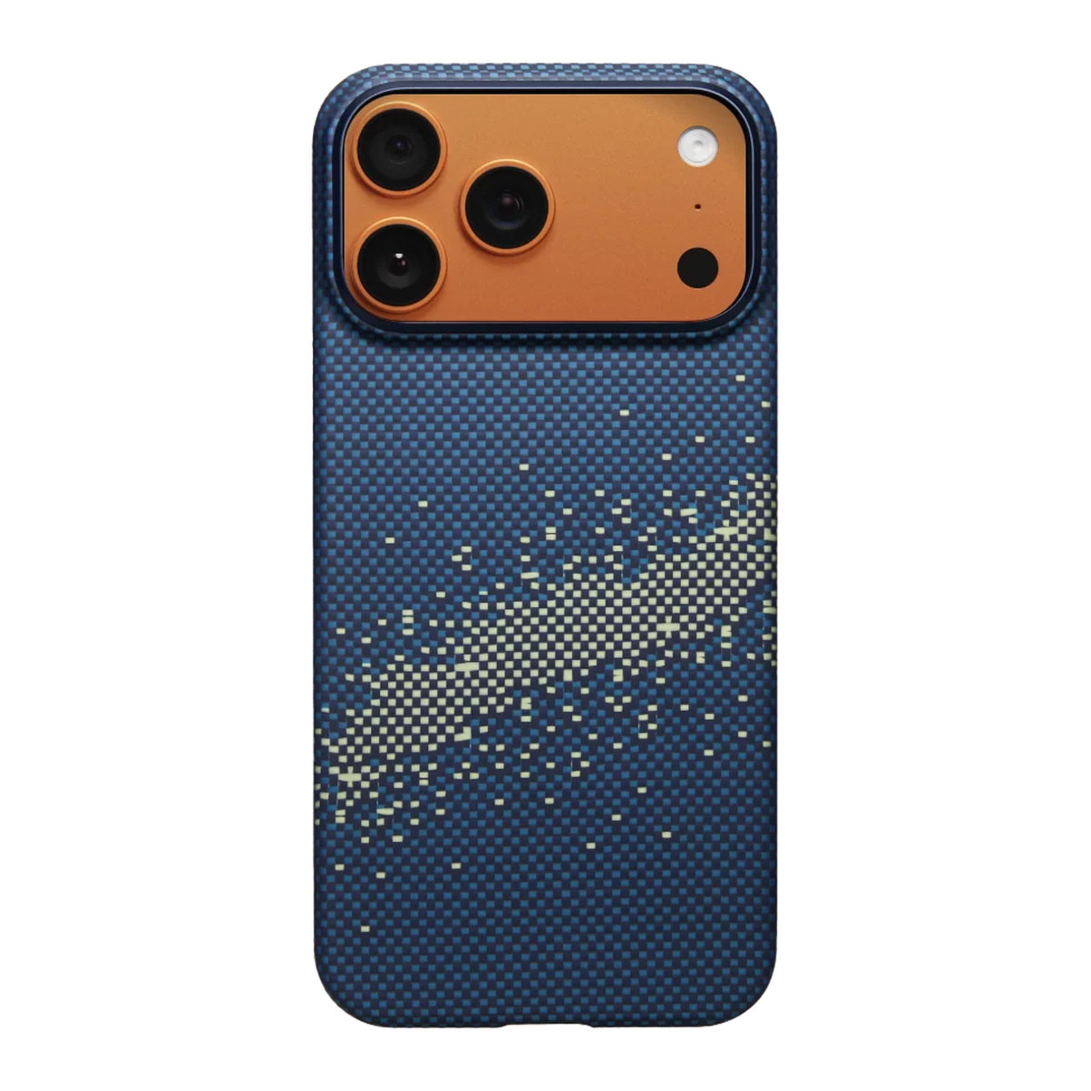 Apple iPhone 17 Pro Max - 17 PRO Kılıf Magsafe Şarj Özellikli Aramid Fiber Pitaka Tactile Woven Starpeak Serisi Milky Way Galaxy Kapak