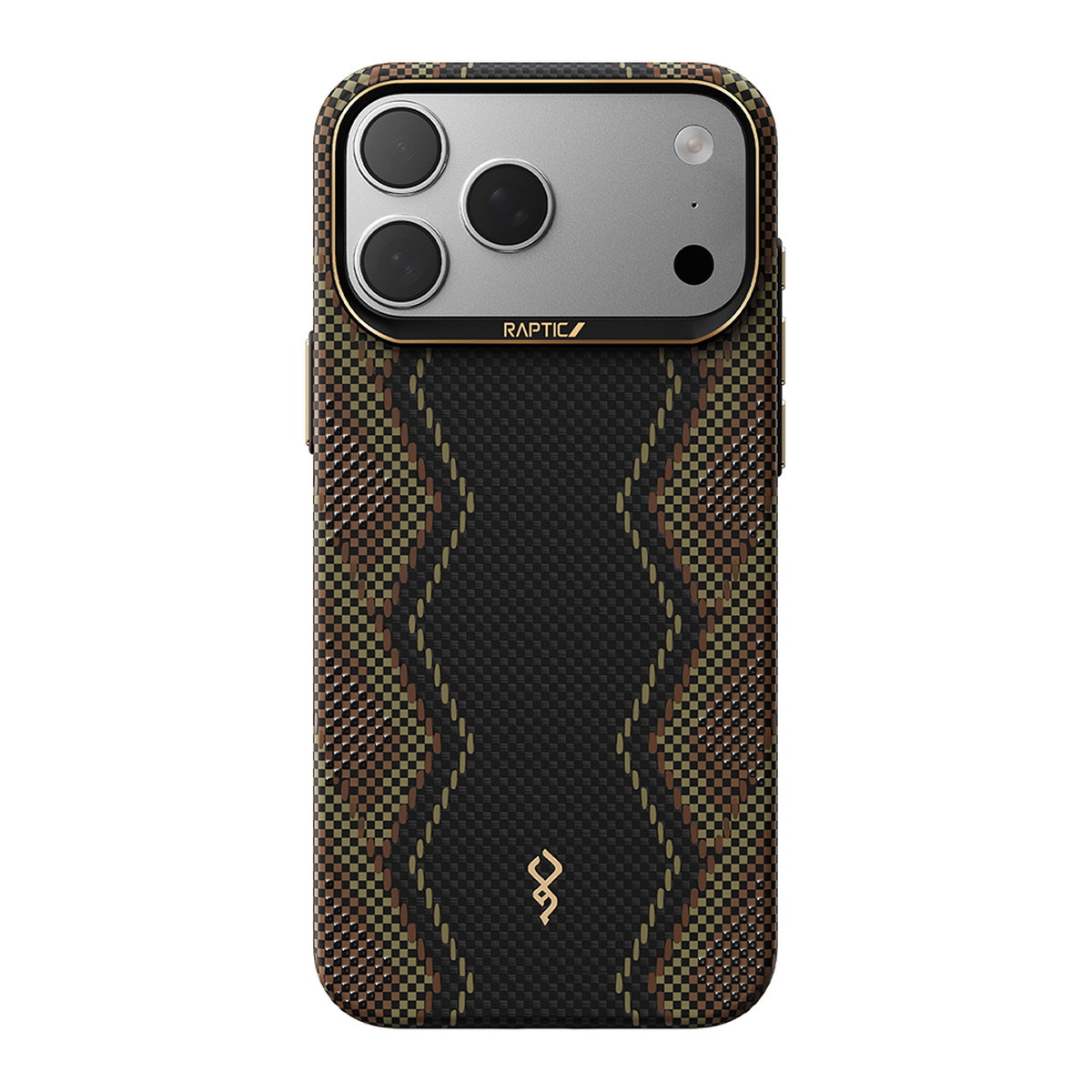 Apple iPhone 17 Pro Max Kılıf M-safe Şarj Özellikli Raptic Aramid Skin Scepter Serisi Kapak