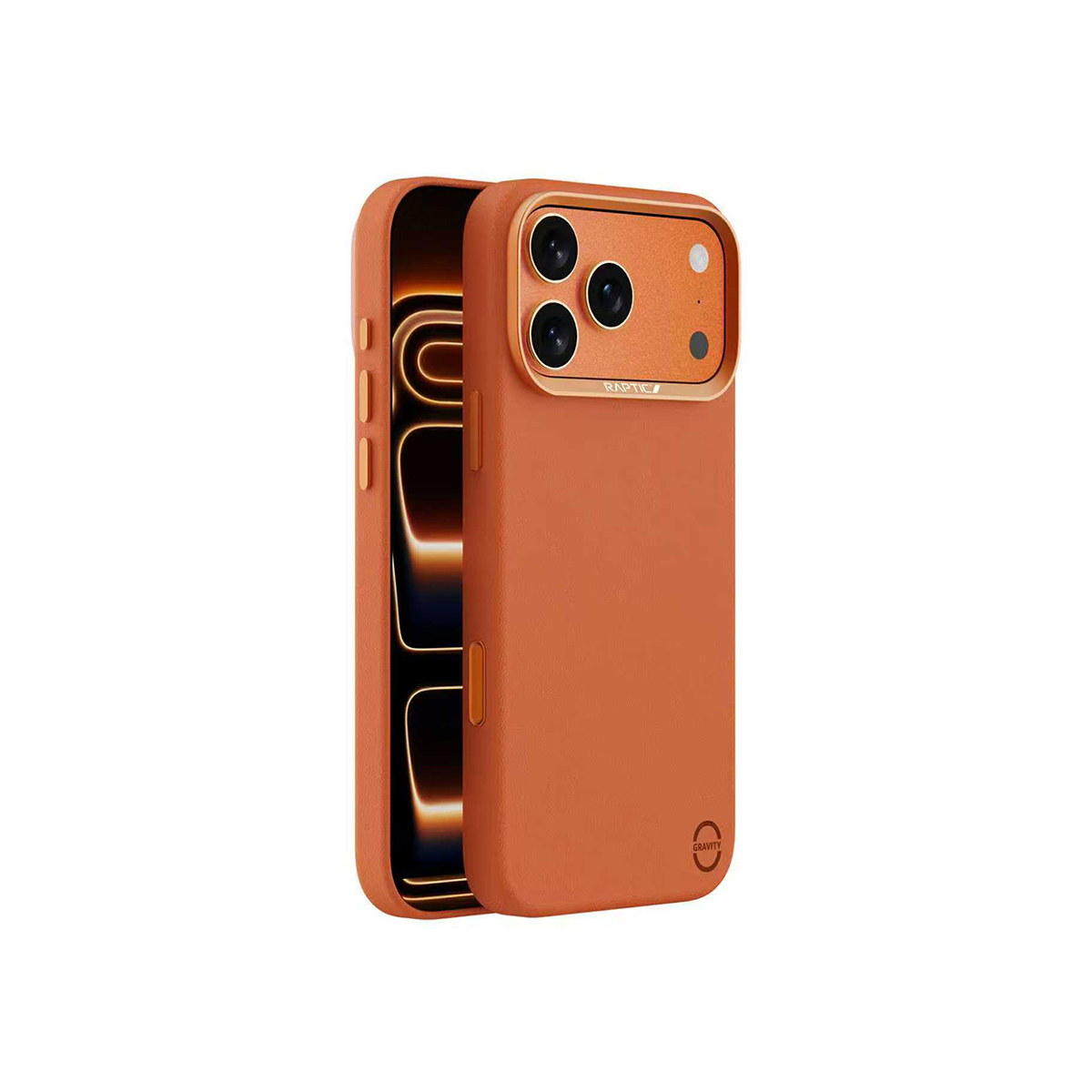 Apple iPhone 18 Pro Kılıf M-Safe Şarj Özellikli Polimerik Deri Raptic Urban Nano Kapak