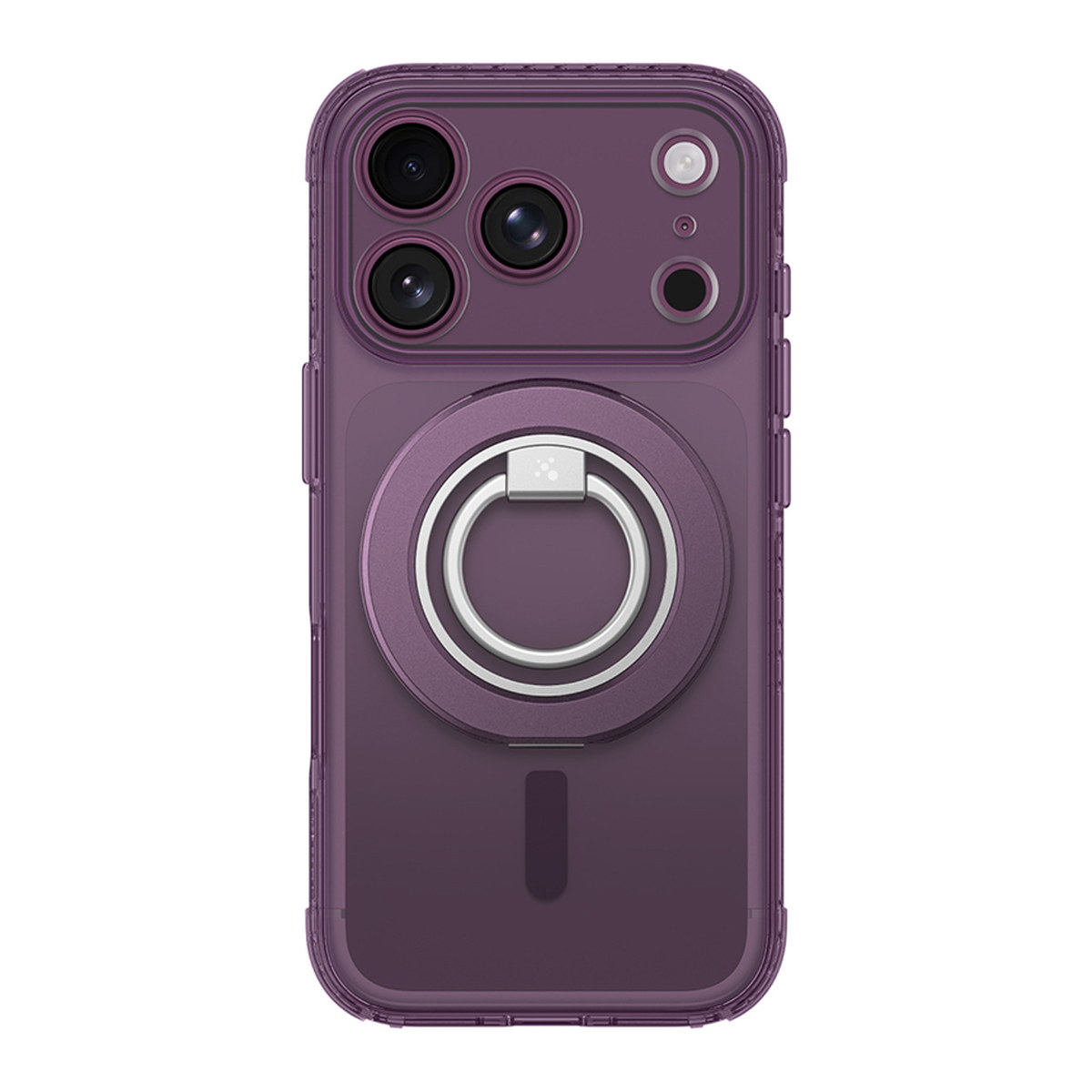 Apple iPhone 18 Pro Kılıf M-safe Şarj Özellikli Yüzük Standlı Amazingthing Titan Pro Grip Ring Serisi Kapak