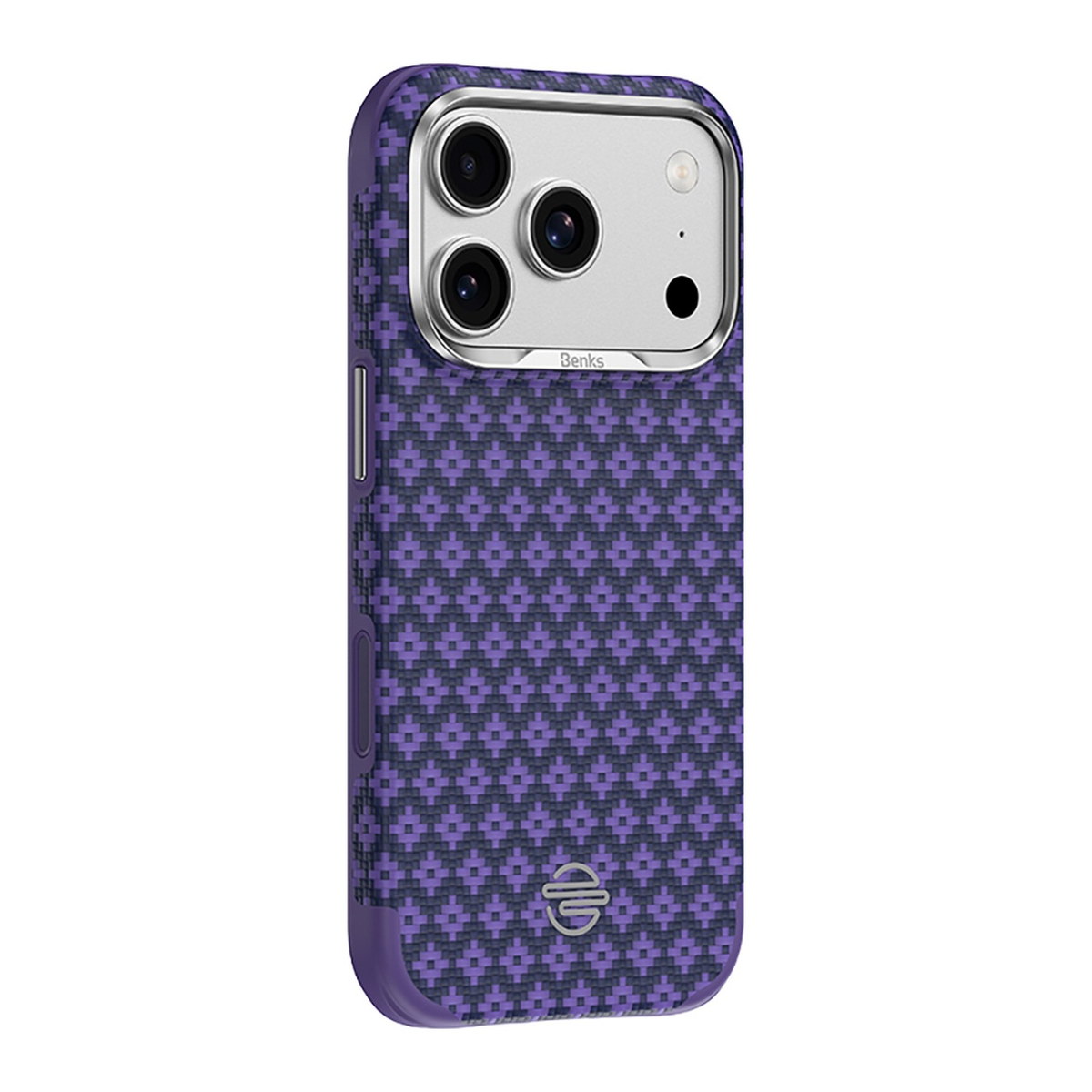Apple iPhone 18 Pro Max Kılıf M-Safe Şarj Özellikli Benks ArmorPro ArmorEdge X9 Serisi Kevlar Karbon Kapak