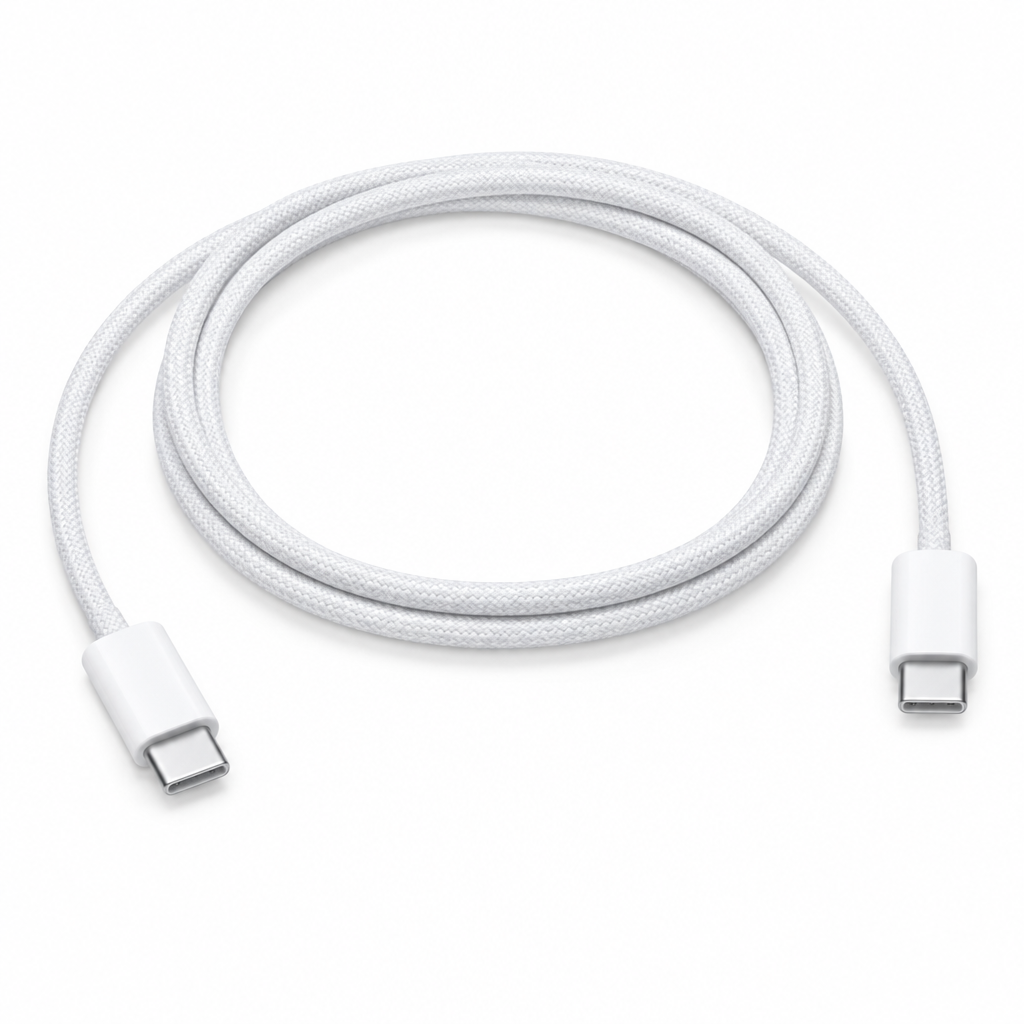 APPLE 60W USB-C DOKUMA CHARGE CABLE (1M) SIFIR 24 AY GARANTİLİ BEYAZ