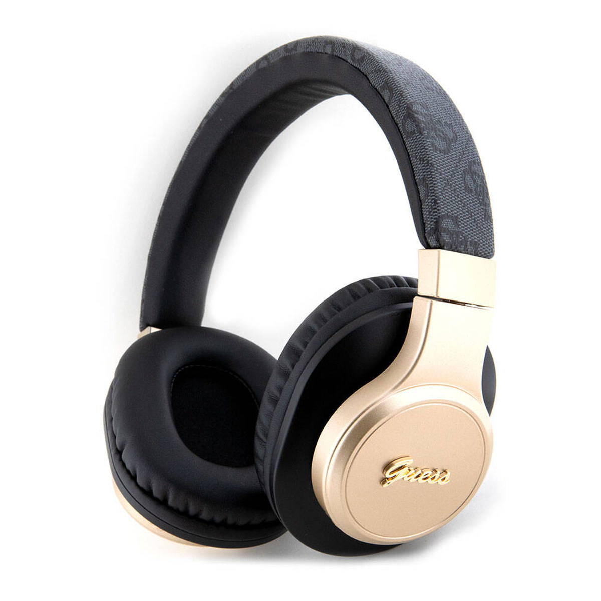 Guess Orjinal Lisanslı Script Gold Serisi Metal Yazı Logolu 4G Desenli Bluetooth Kulaklık