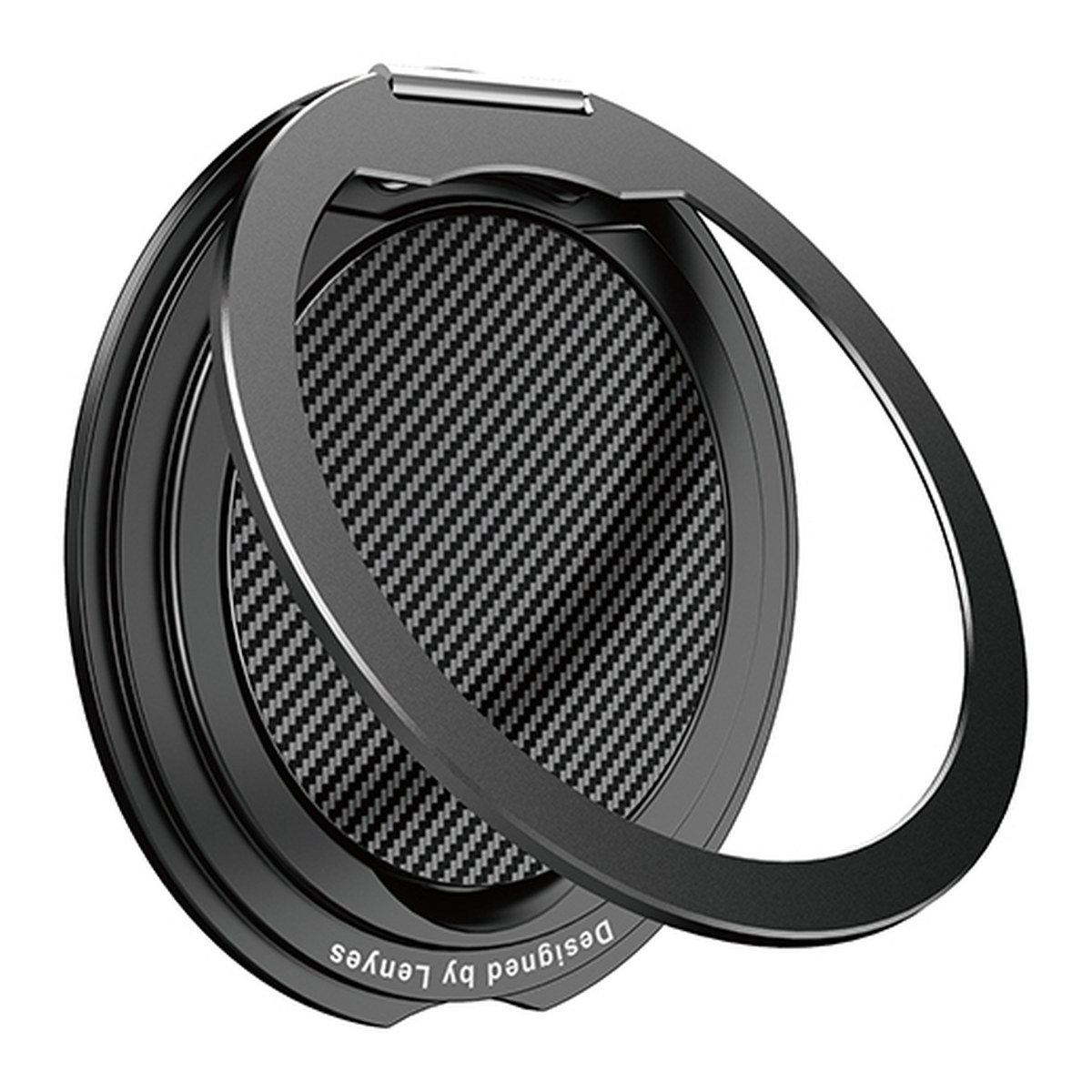 Lenyes CR212 Aramid Fiber 360 Derece Dönebilen Magnetik Ring Stand Telefon Tutucu