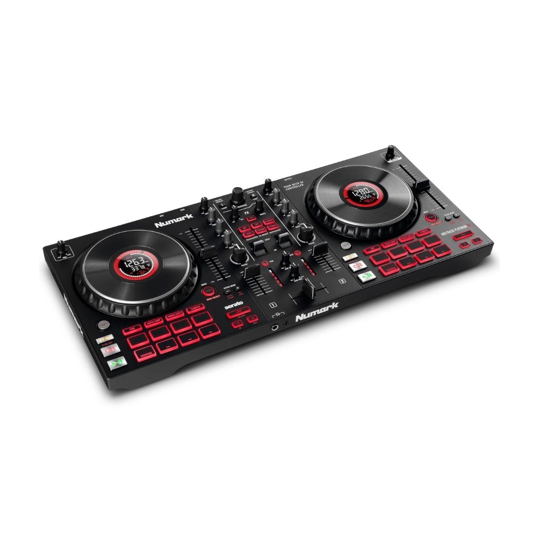 NUMARK MIXTRACK PLATINIUM FX DJ CONTROLLER İKİNCİEL SİYAH TEMİZ