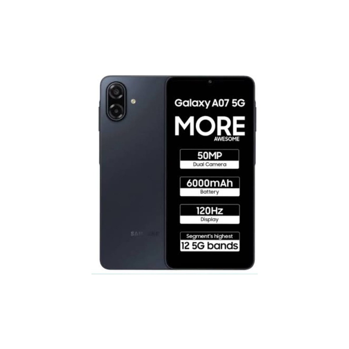 Samsung Galaxy A07 5G 128 GB 4 GB Ram Siyah (Samsung Türkiye Garantili)