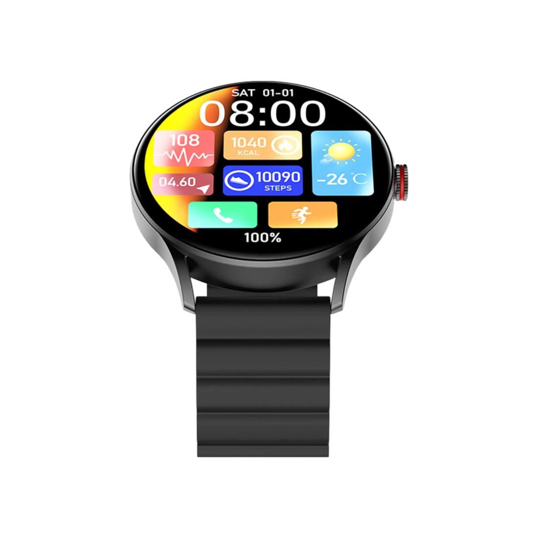 Tg1 Smart Watch - SİYAH görsel 4