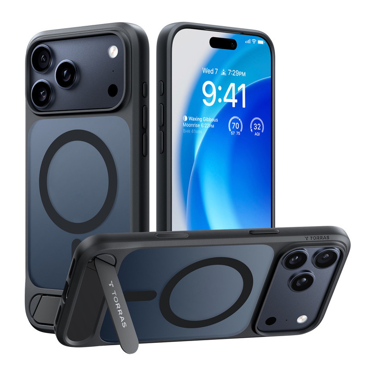 Torras Apple iPhone 17 Pro P Stand Serisi Magsafe Kılıf