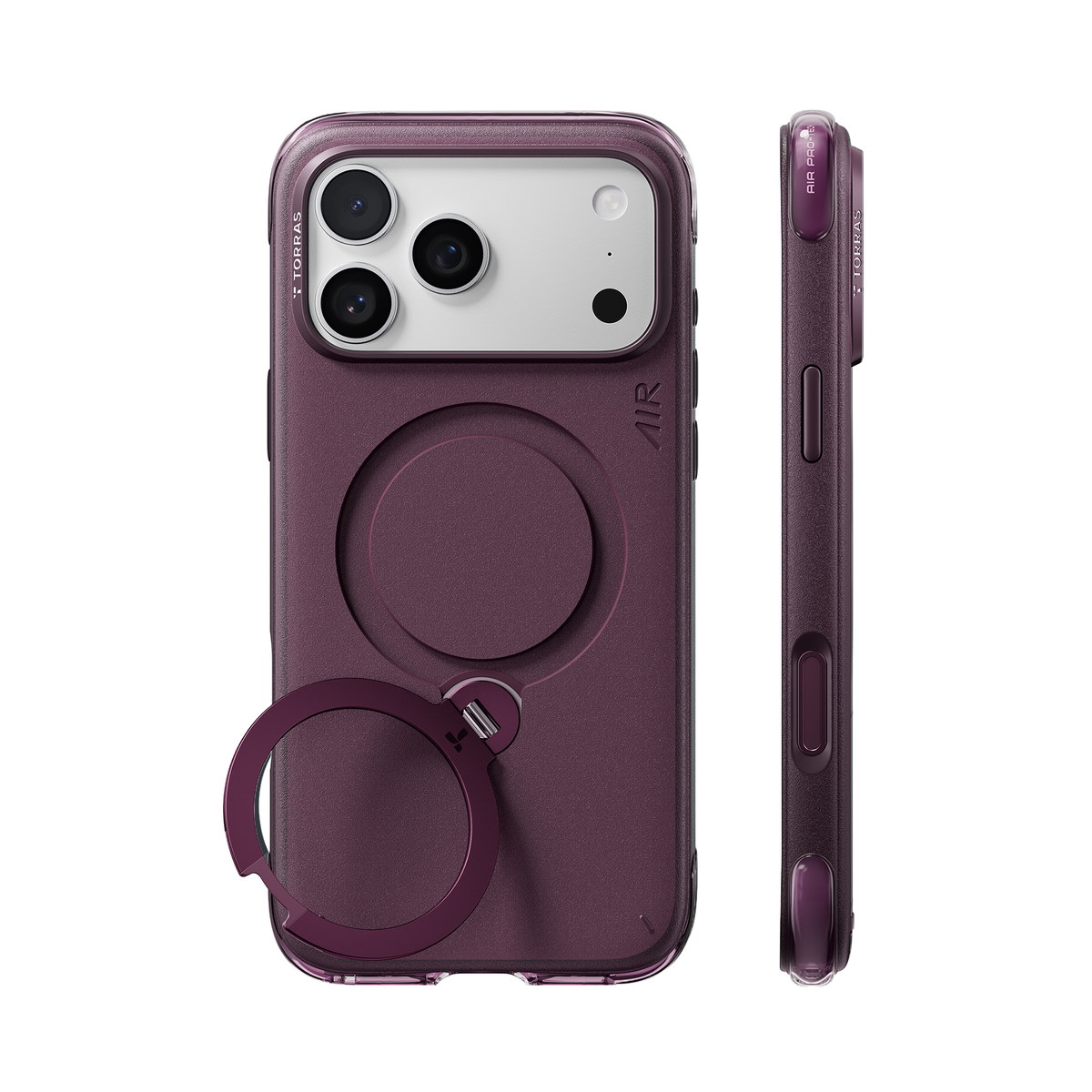 Torras Apple iPhone 18 Pro Max Q3 Air Essential Standlı Magsafe Kapak