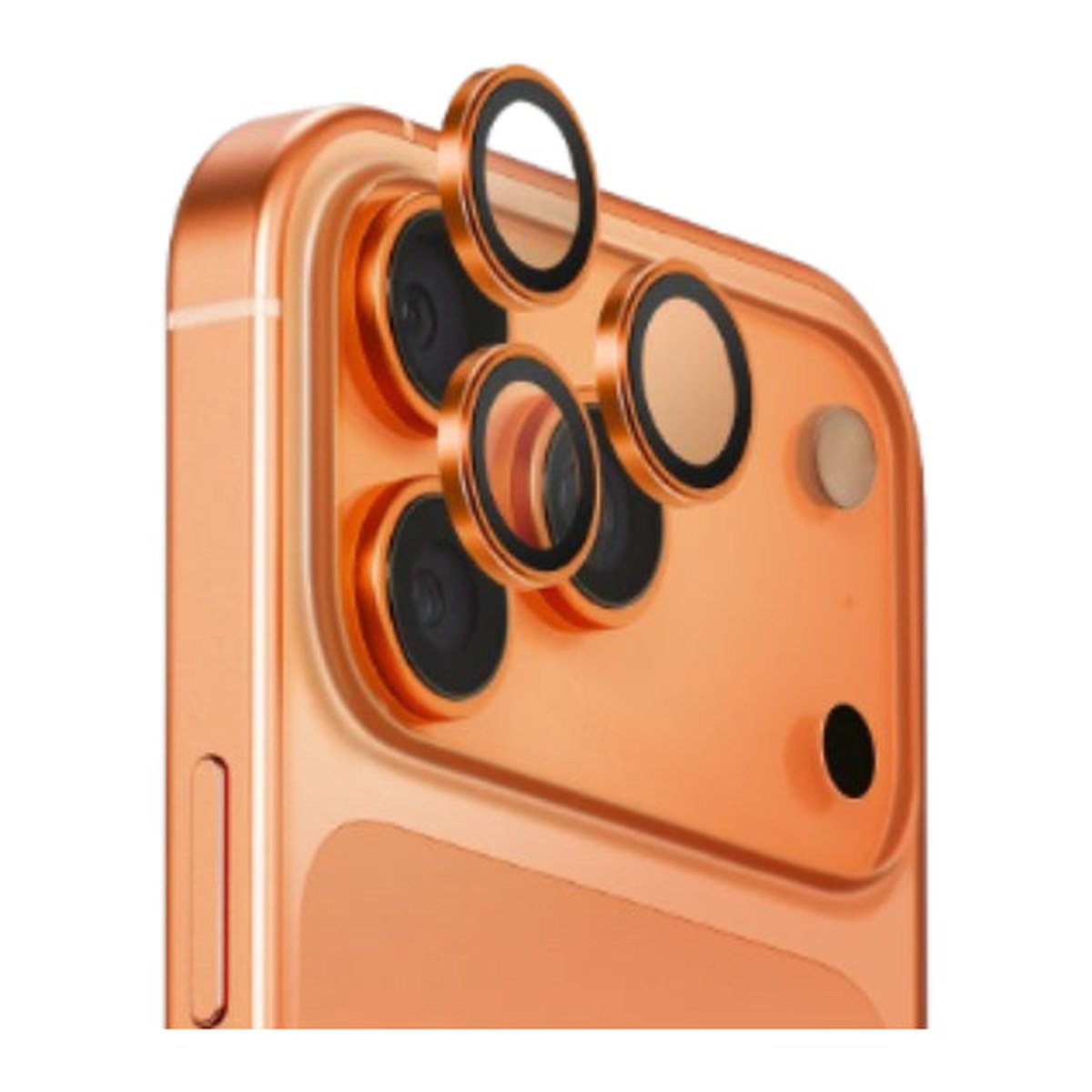 UNIQ 17 PRO MAX LENS KORUYUCUSU TURUNCU