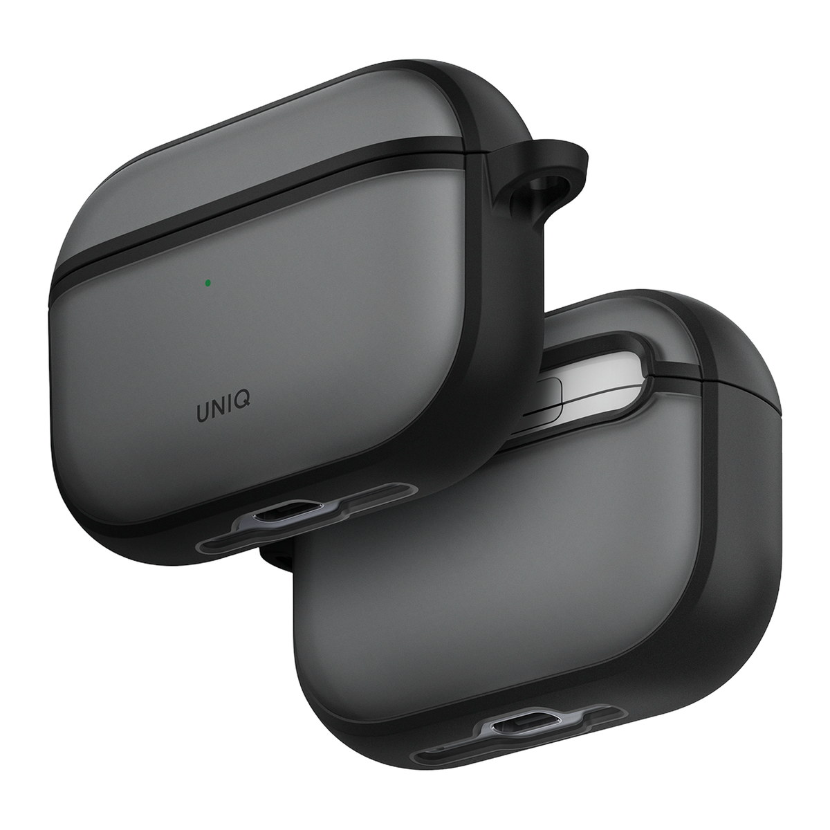 Uniq Airpods Pro 3 (3.nesil) Veren Frosted Hang Kılıf - Siyah