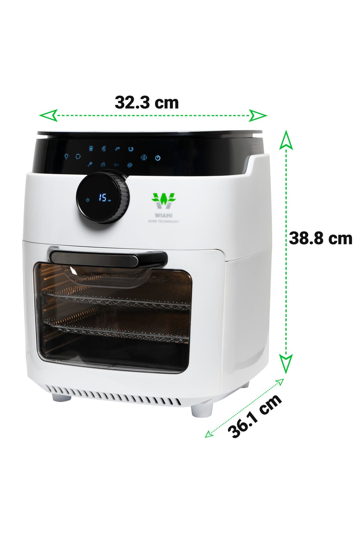 Wiami 12L Air Fritöz - BEYAZ görsel 4